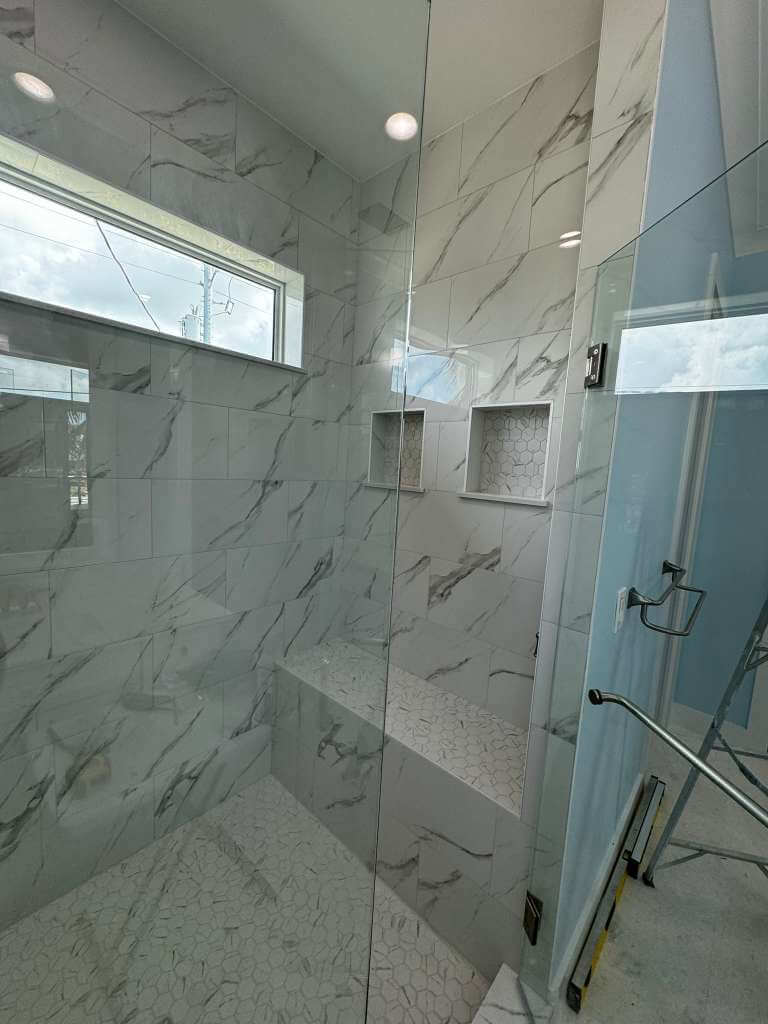 Baño Mármol Blanco